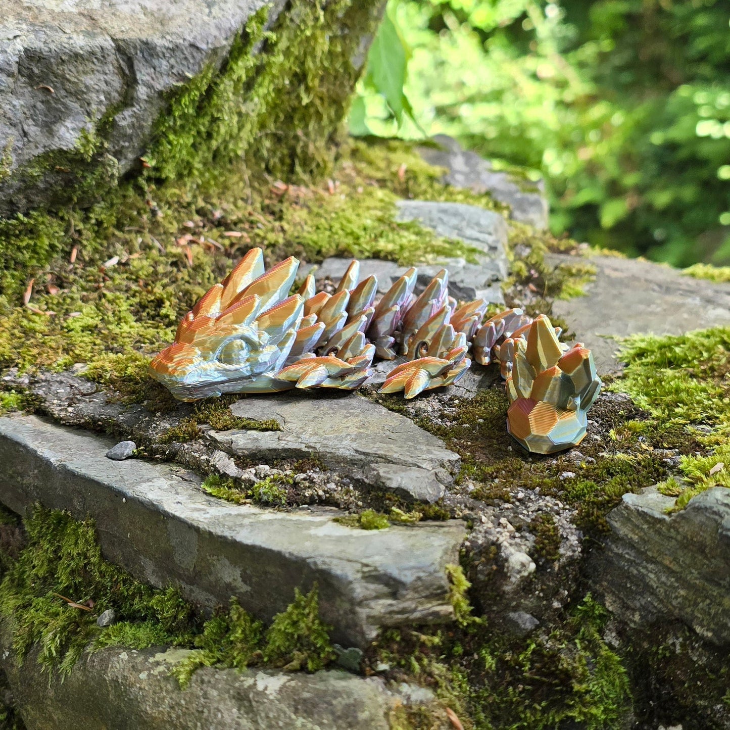 Iridescent Gemstone Baby Dragon