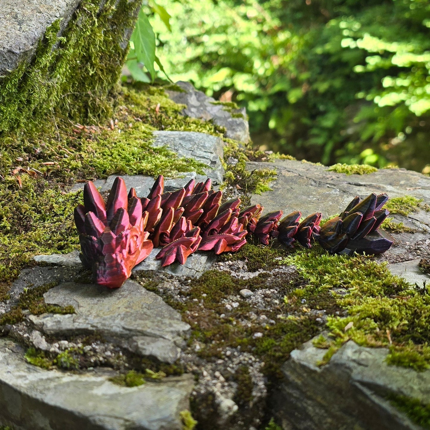 Iridescent Gemstone Baby Dragon