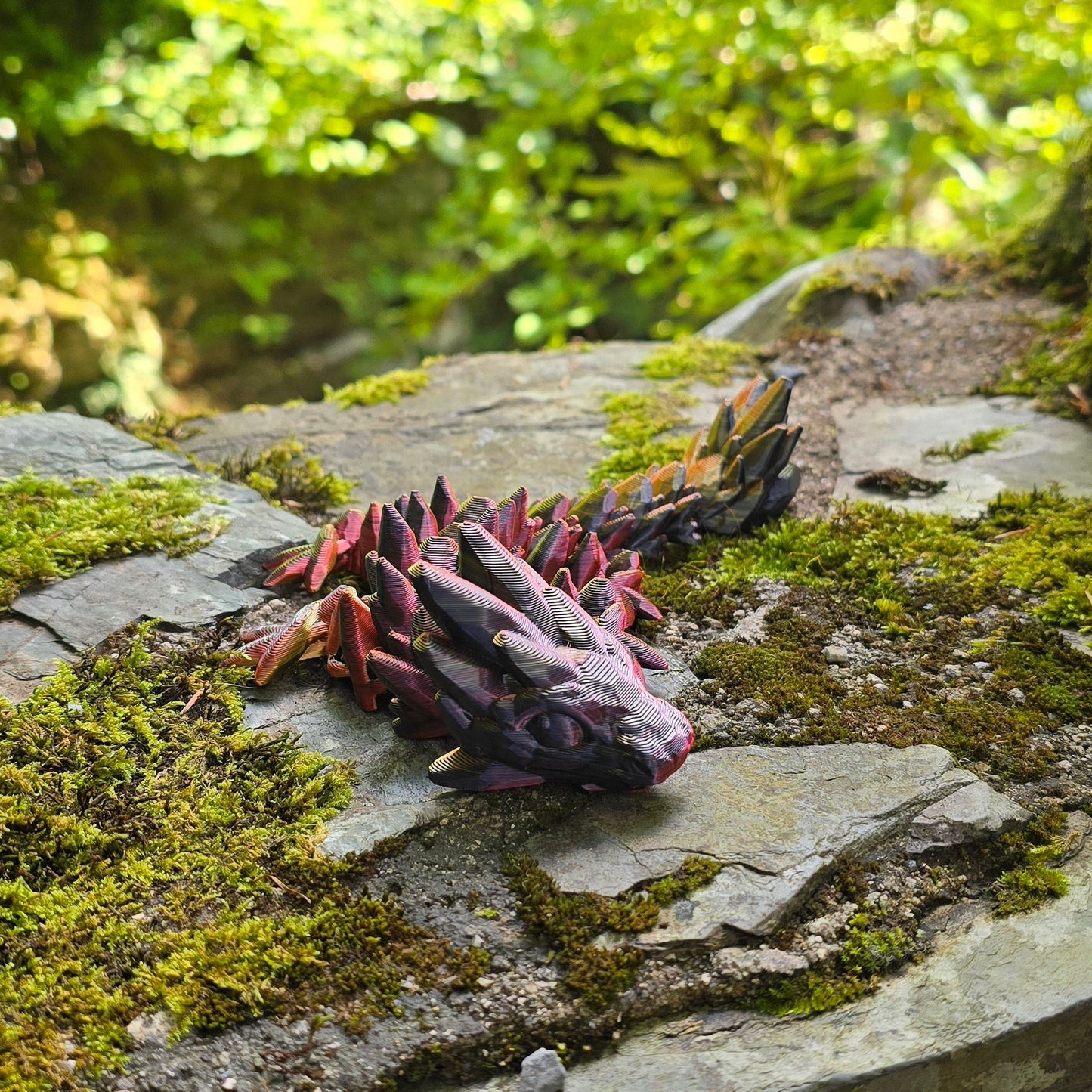 Iridescent Gemstone Baby Dragon