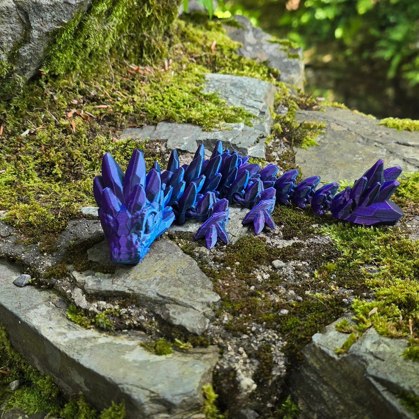 Iridescent Gemstone Baby Dragon