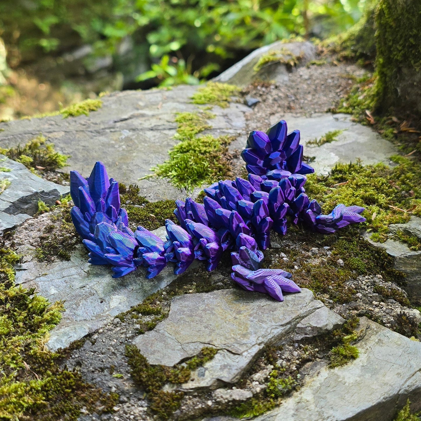 Iridescent Gemstone Baby Dragon