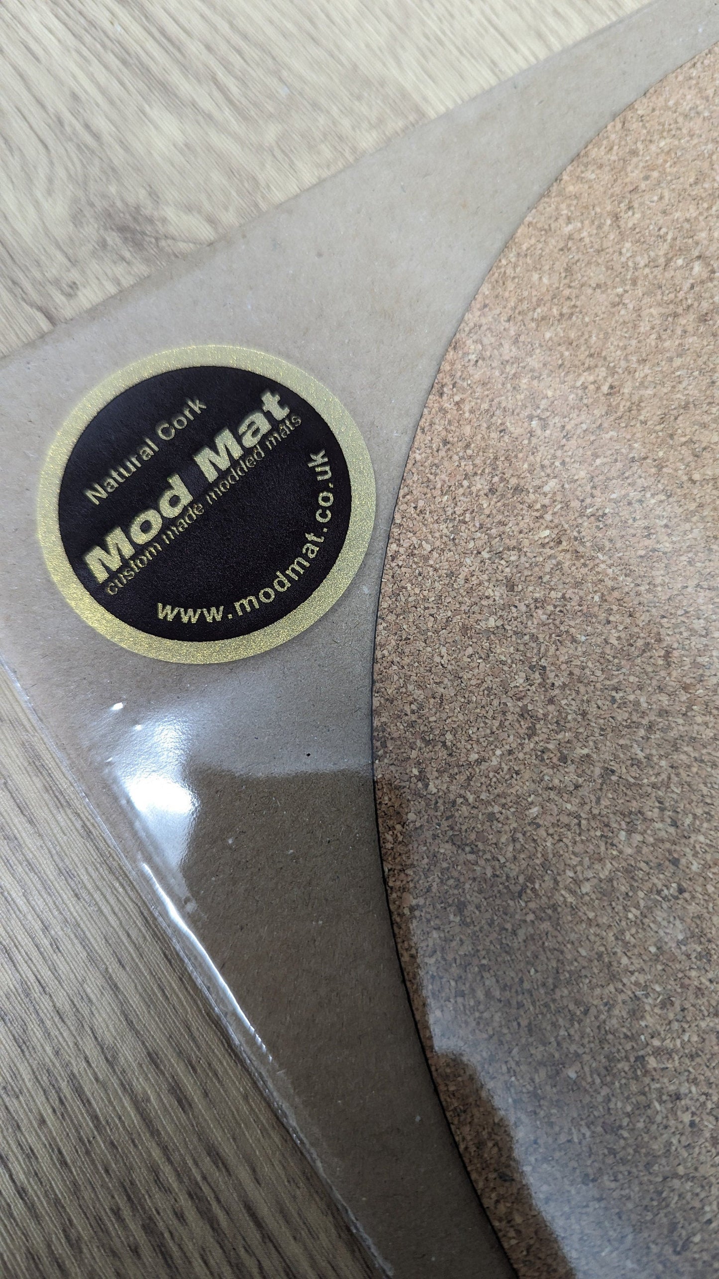 Pure CORK Slipmat - 12-inch Vinyl DJ Pro Turntable Slip Mat Record Player Technics 1210  Turntablist