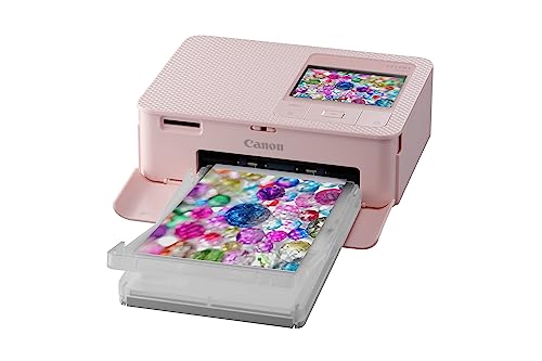 Canon SELPHY CP1500 Compact Photo Printer – Wireless Printing, Long-Lasting Prints, USB-C & SD Card Connectivity – Ideal for Scrapbooks & Photo Albums, Black GB