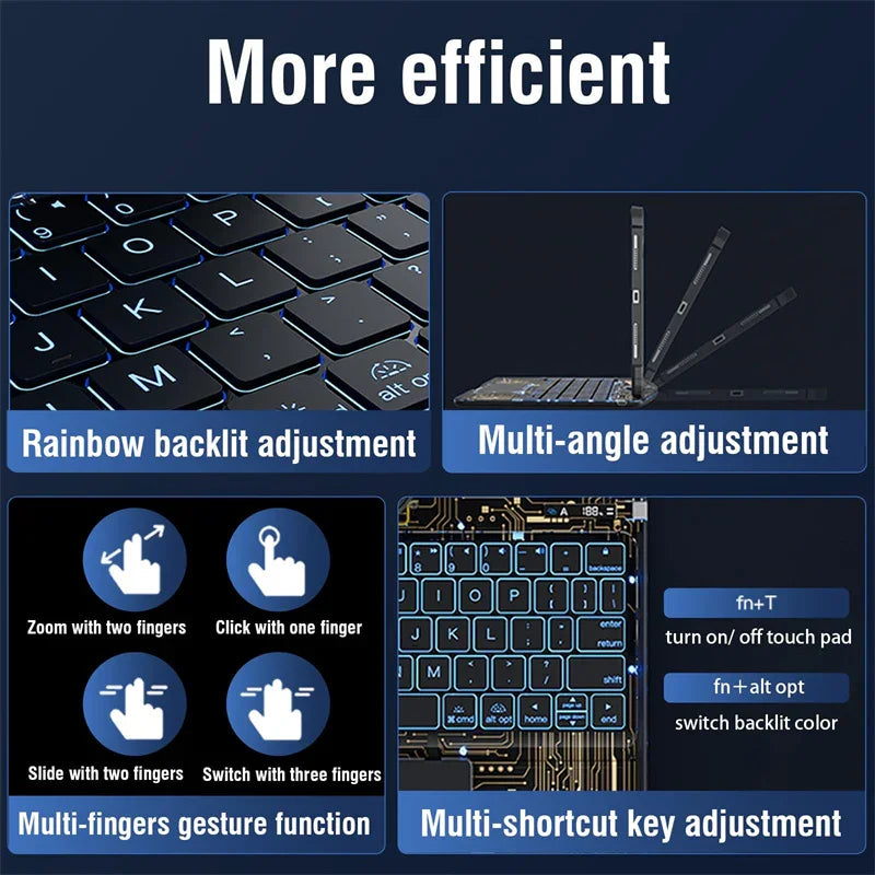 360 Swivel Keyboard Clear Case