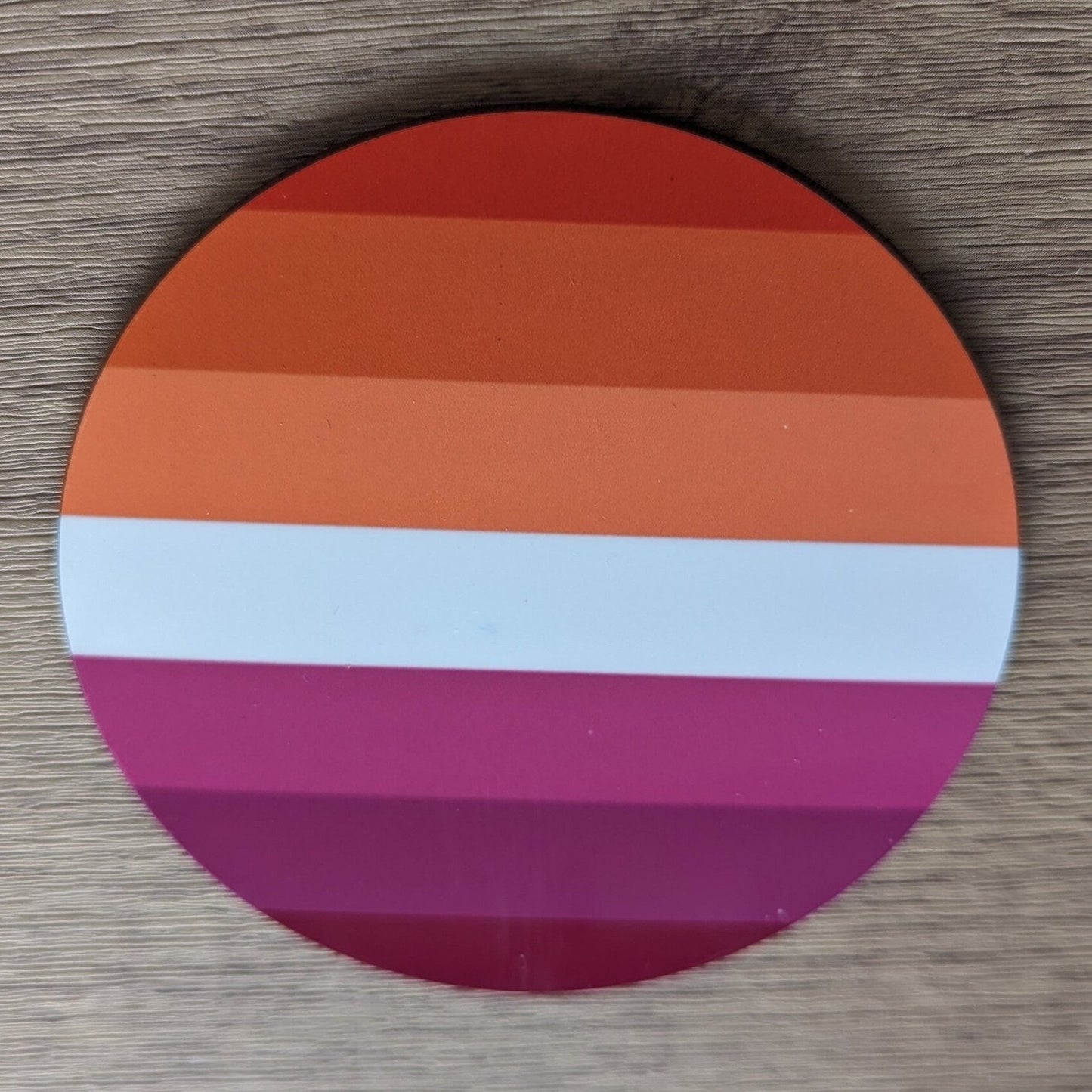 Pride Flag Coasters – Colourful LGBTQI+ Drinks Coasters