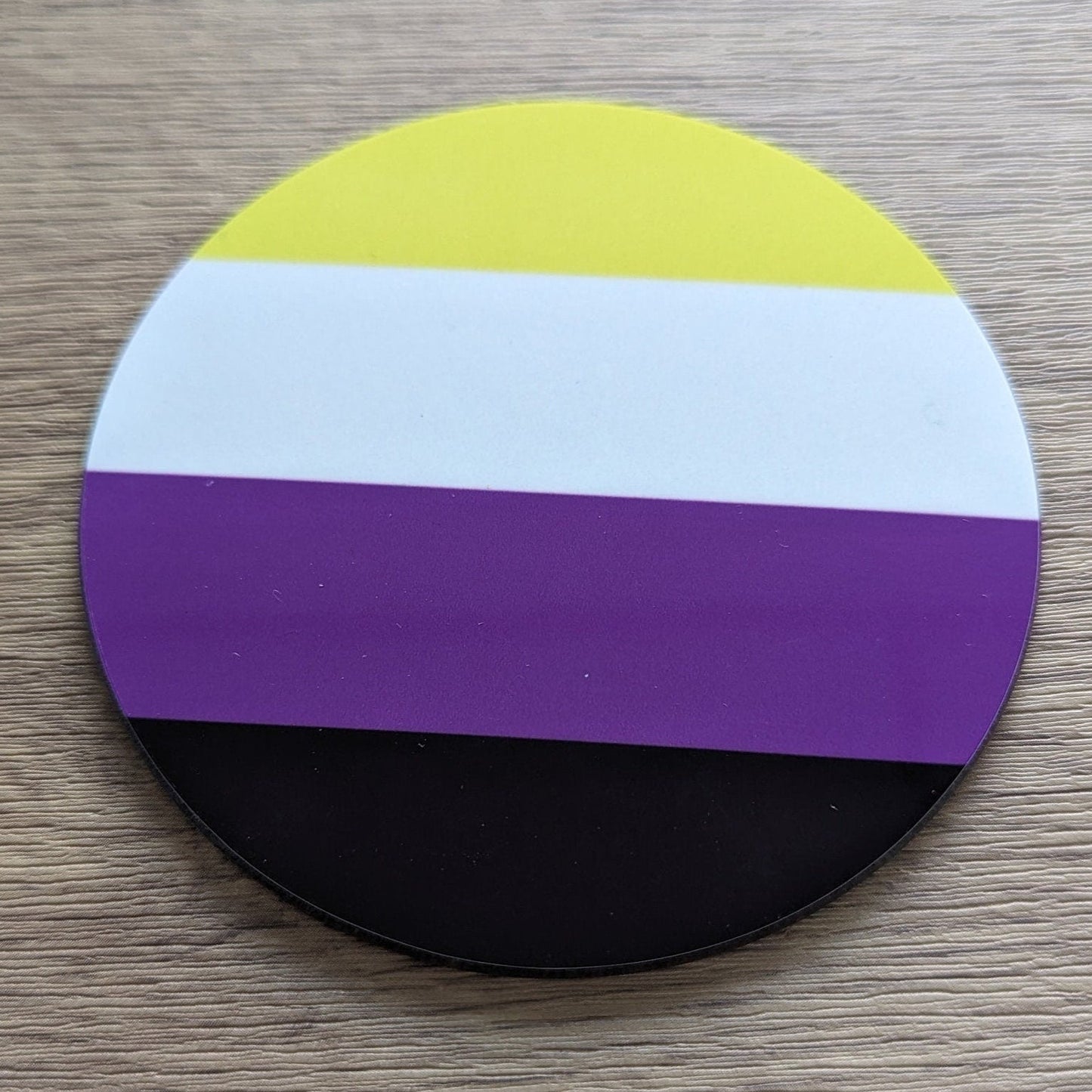 Pride Flag Coasters – Colourful LGBTQI+ Drinks Coasters