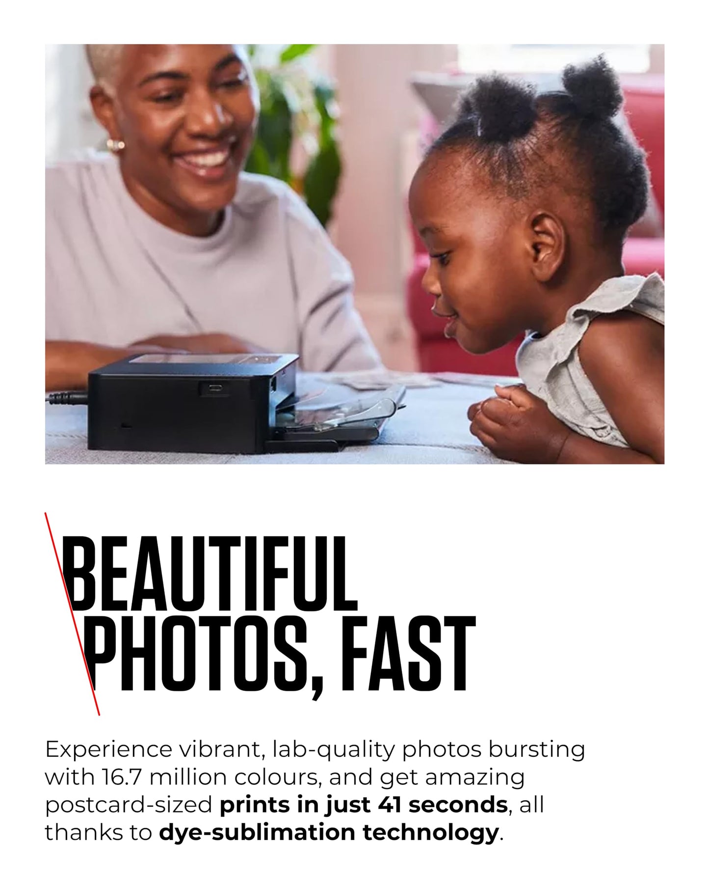 Canon SELPHY CP1500 Compact Photo Printer – Wireless Printing, Long-Lasting Prints, USB-C & SD Card Connectivity – Ideal for Scrapbooks & Photo Albums, Black GB