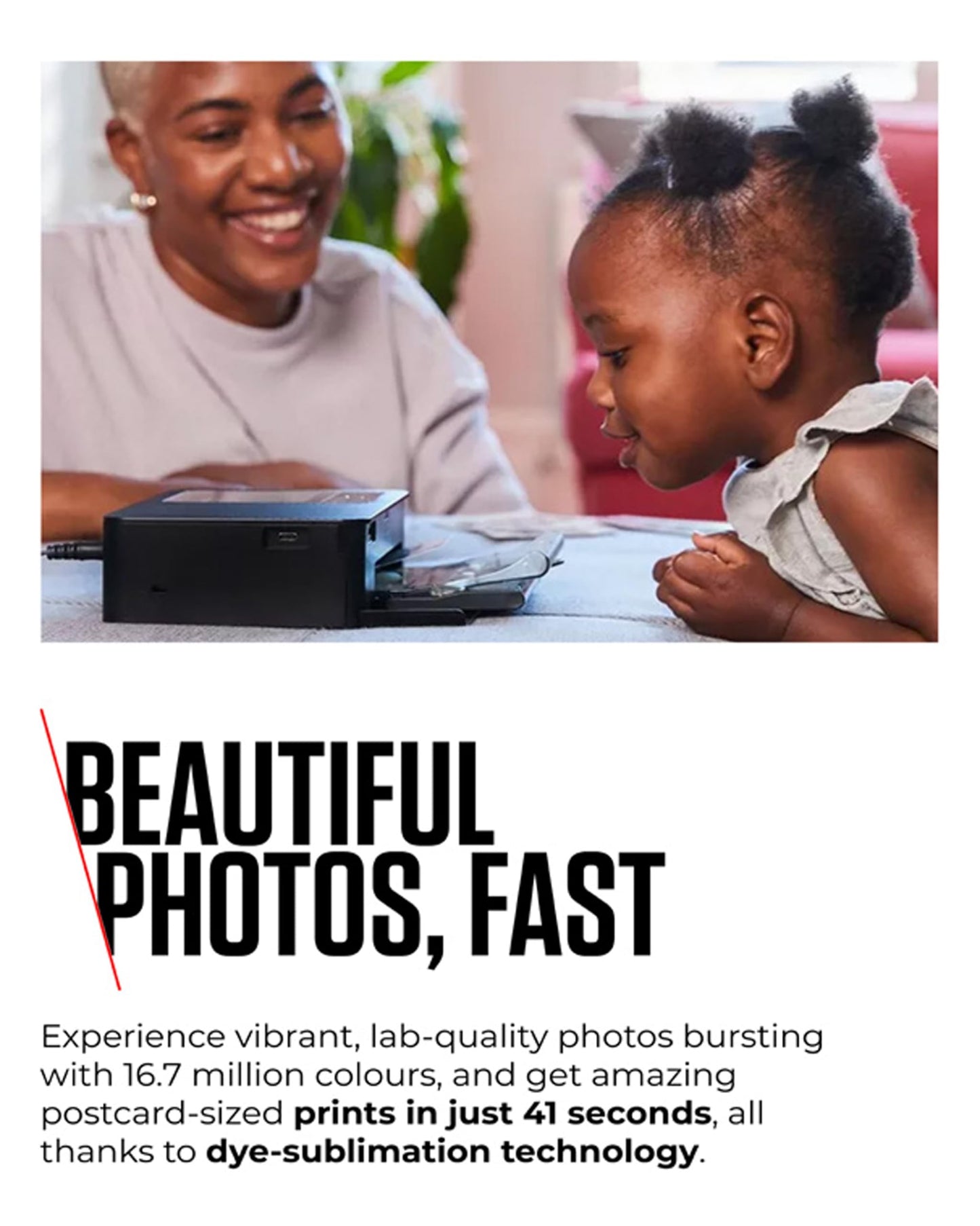 Canon SELPHY CP1500 Compact Photo Printer – Wireless Printing, Long-Lasting Prints, USB-C & SD Card Connectivity – Ideal for Scrapbooks & Photo Albums, Black GB