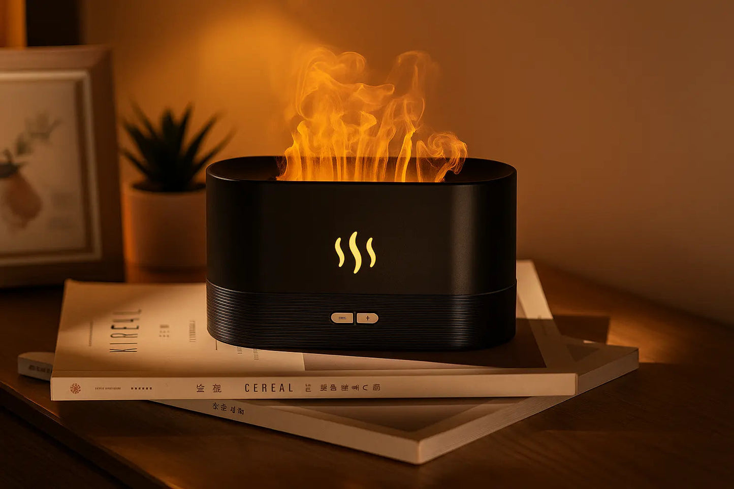 Flame Mist Humidifier & Aroma Diffuser