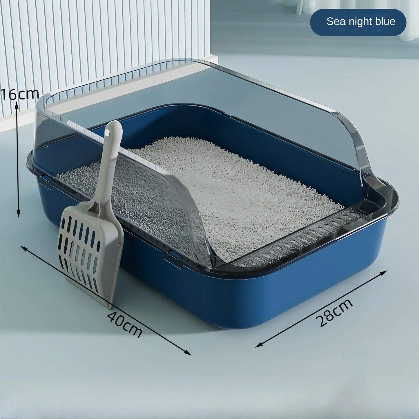 Cat Litter Box (Semi-enclosed)