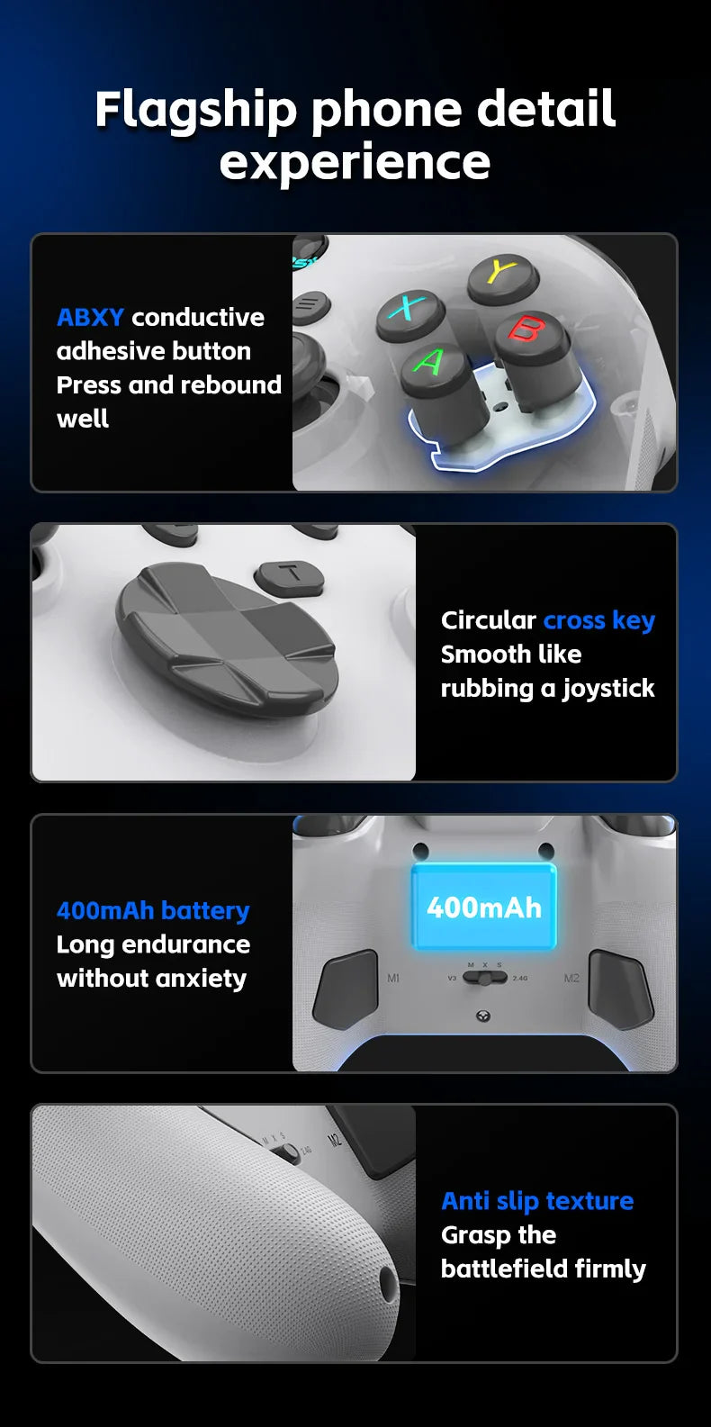 G6 Mobile Game Controller For Switch/IOS/Andriod/PC