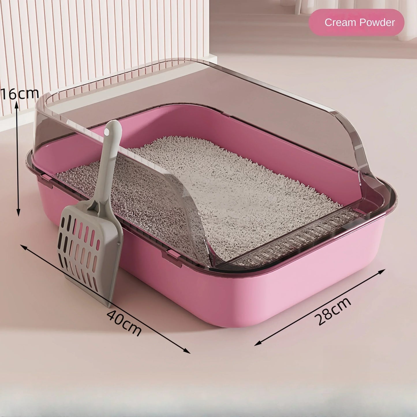 Cat Litter Box (Semi-enclosed)