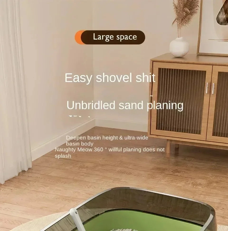 Cat Litter Box (Semi-enclosed)
