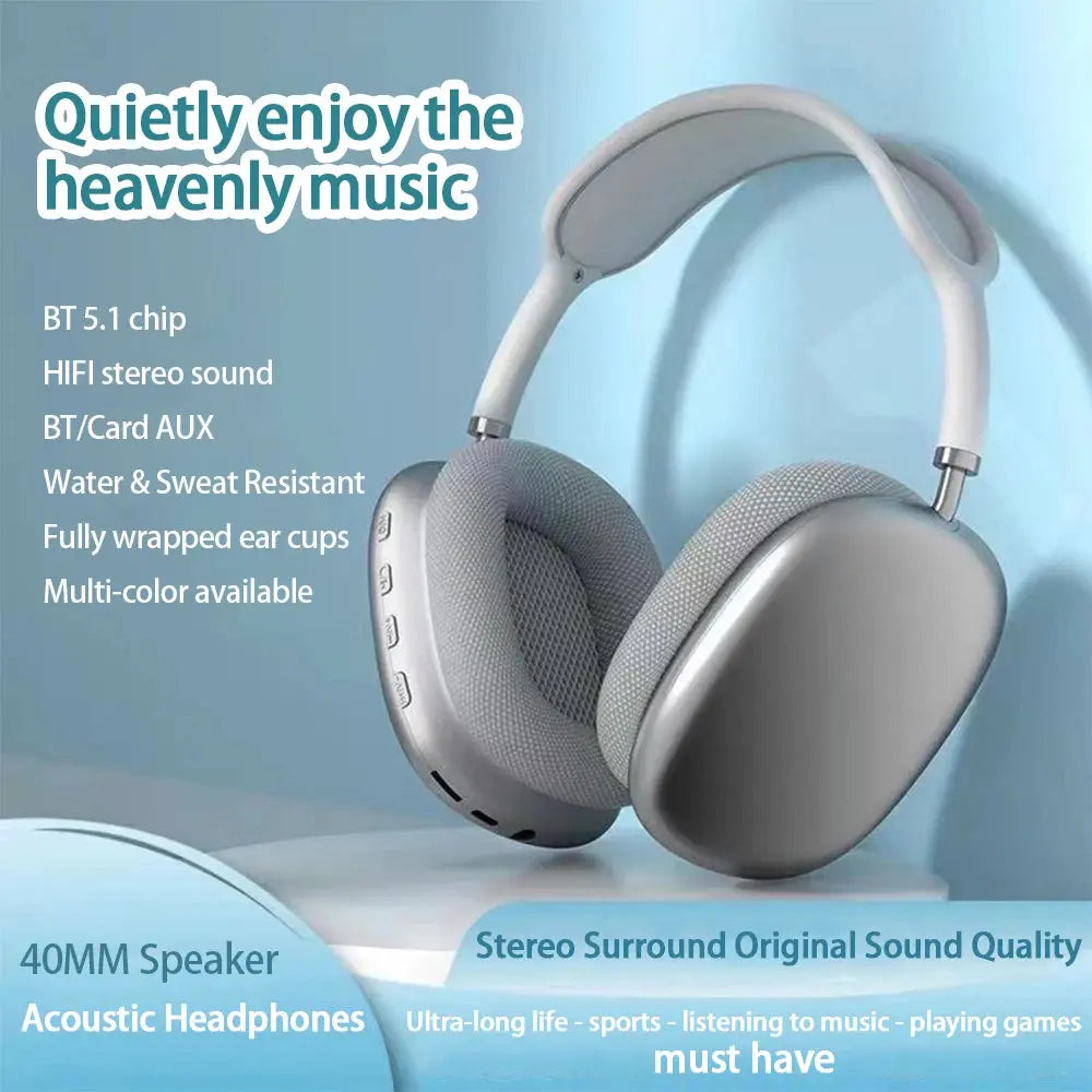 P9 Wireless Gaming  Headphones with Mic Noise Cancelling