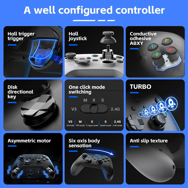 G6 Mobile Game Controller For Switch/IOS/Andriod/PC