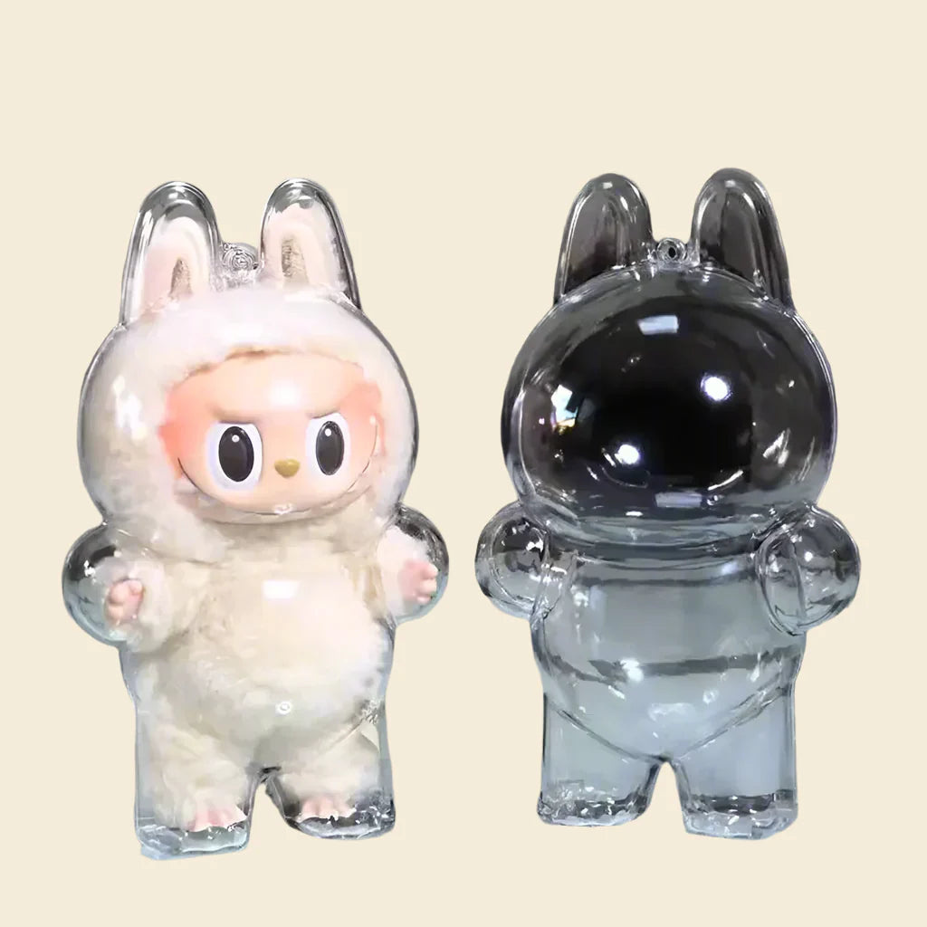 Crystal Clear LABUBU Case – Dustproof & Protective