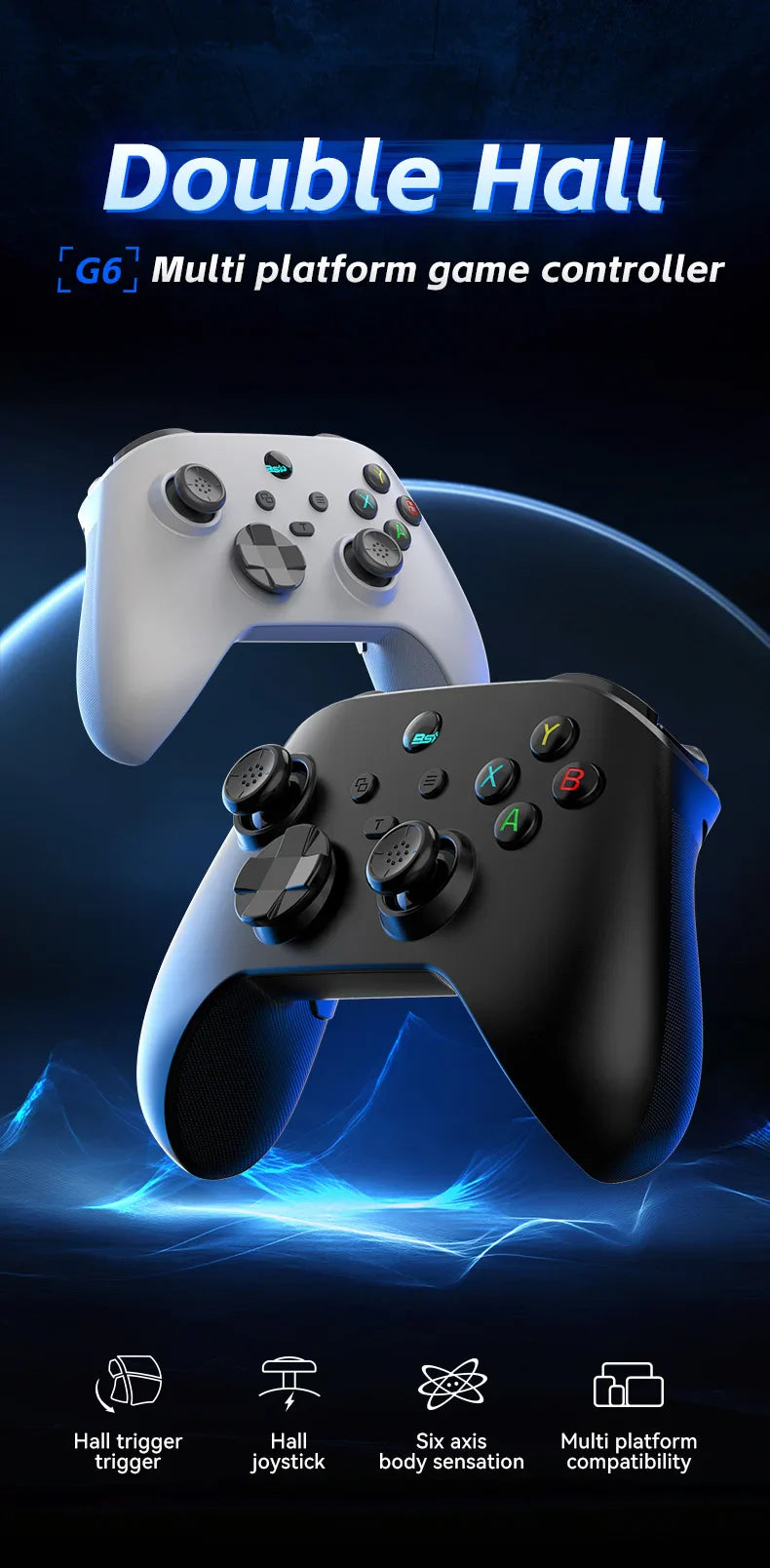 G6 Mobile Game Controller For Switch/IOS/Andriod/PC
