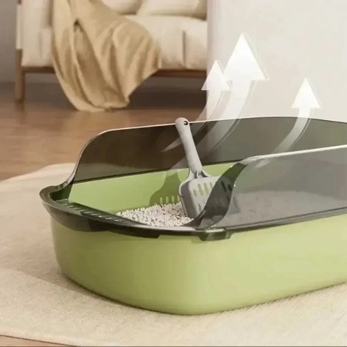 Cat Litter Box (Semi-enclosed)