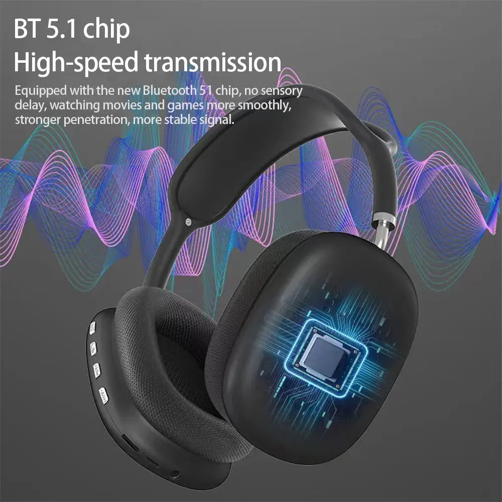 P9 Wireless Gaming  Headphones with Mic Noise Cancelling