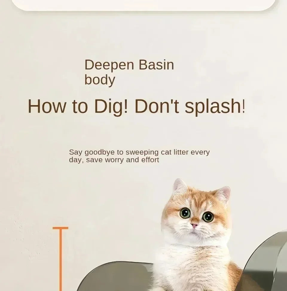 Cat Litter Box (Semi-enclosed)