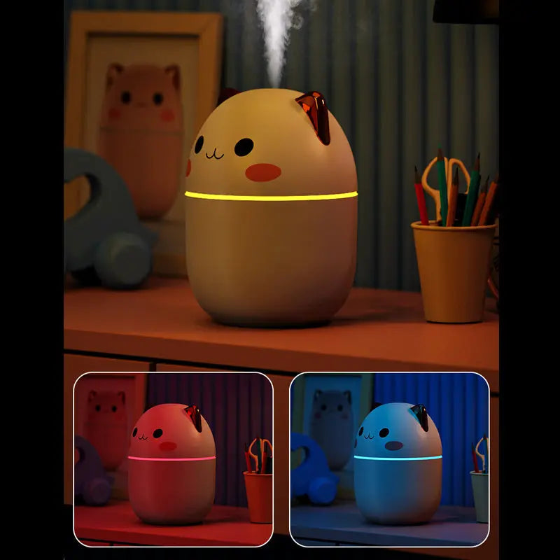 Air Purifier With Led Cool Mist Spray