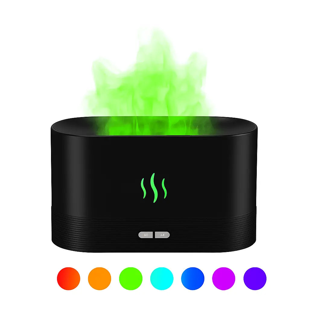 Flame Mist Humidifier & Aroma Diffuser
