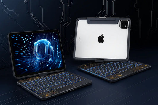 360 Swivel Keyboard Clear Case