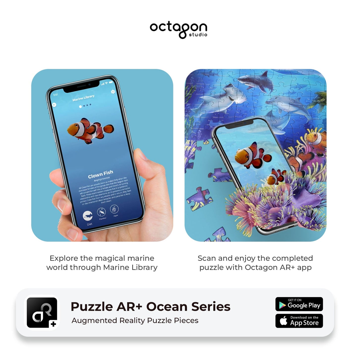 Ocean AR+ Augmented Reality Jigsaw