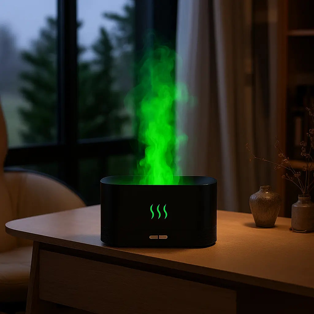 Flame Mist Humidifier & Aroma Diffuser